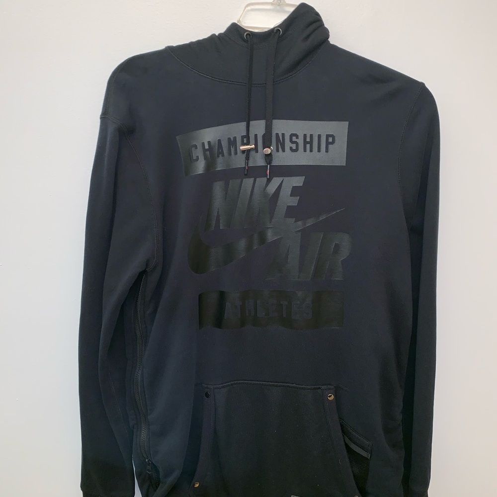 Nike Championship Athletes Black Hoodie - Medium